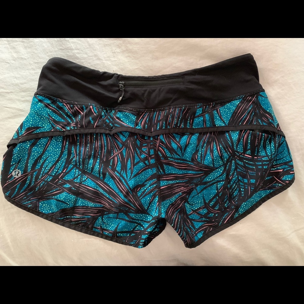 Lululemon Tropical Print Running Shorts
